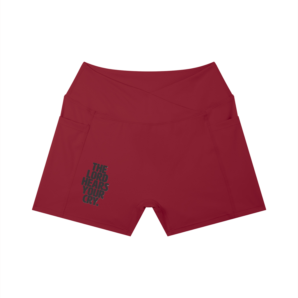 Women’s High Rise Pocket Yoga Shorts