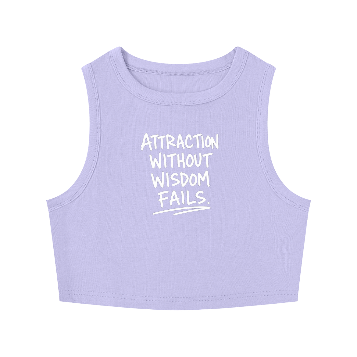 Women's Tight Crewneck Crop Tank Top
