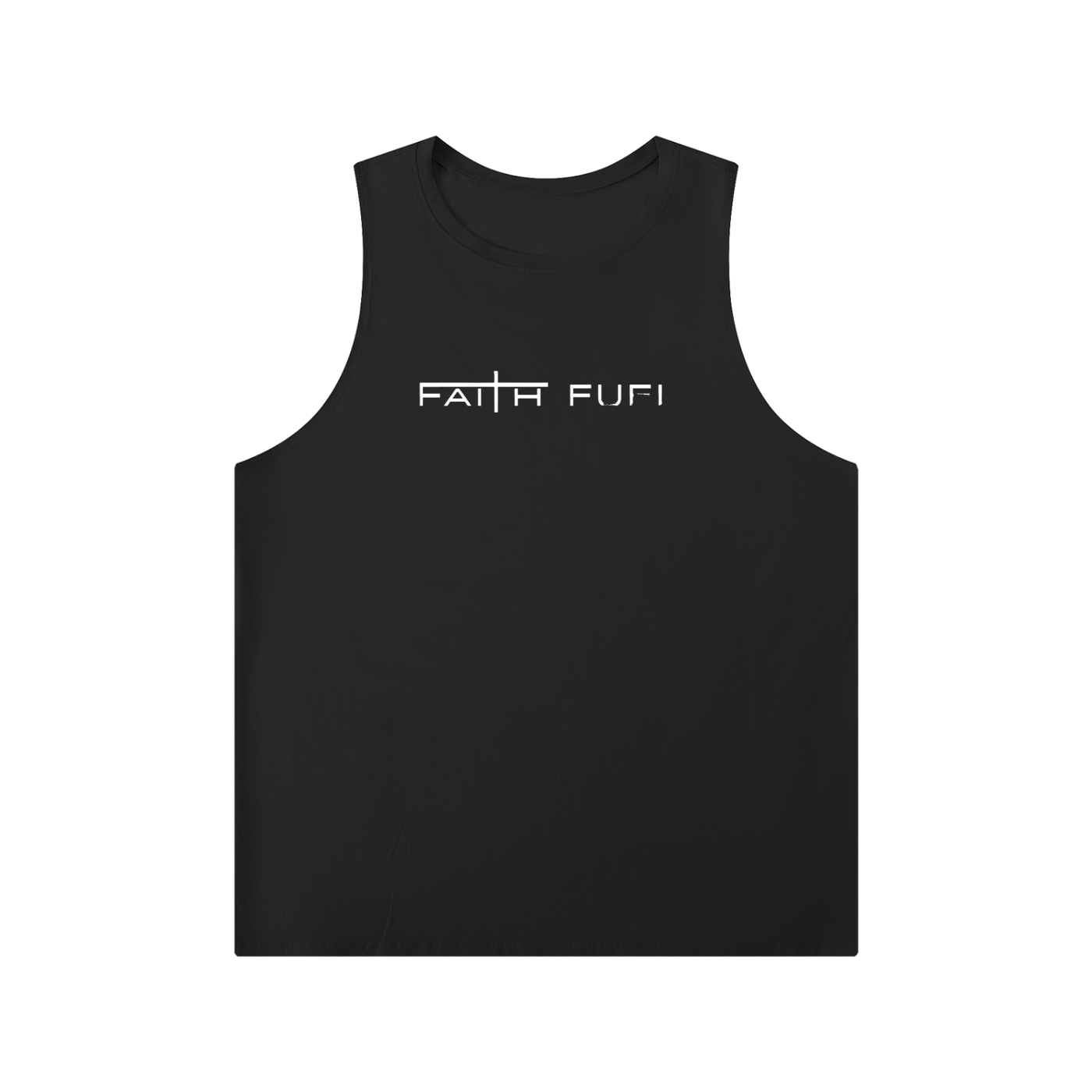 Men's Solid Color Crewneck Tank Top