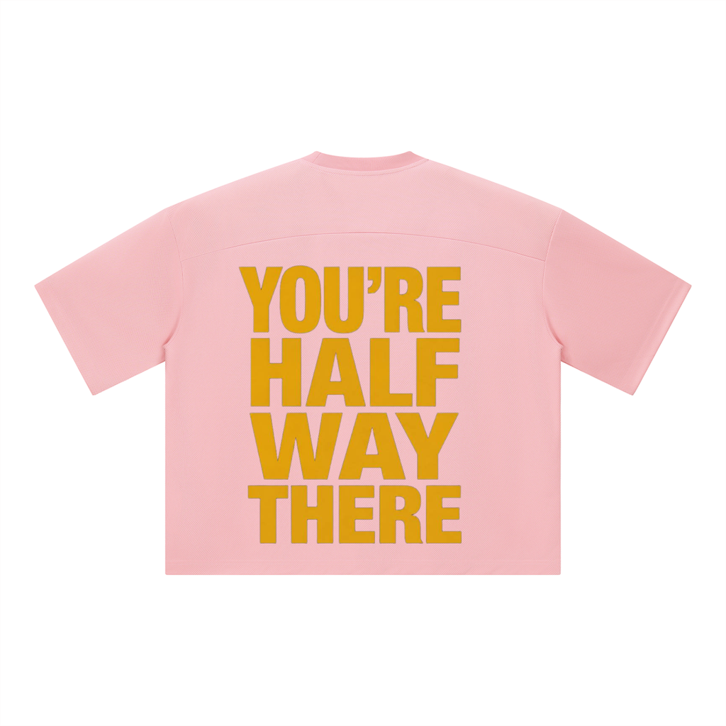 Unisex Boxy Mesh Crewneck T-Shirt