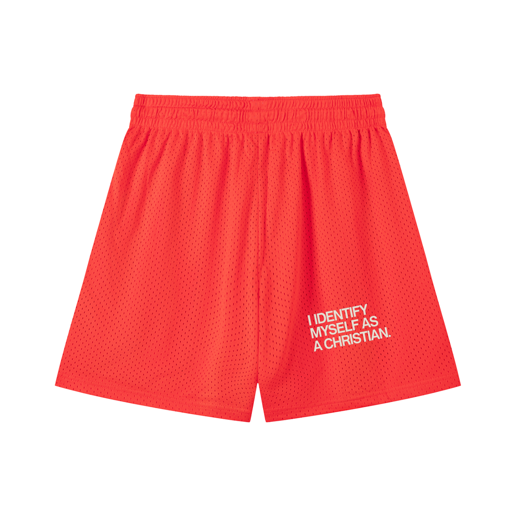 Mesh Drawstring Shorts