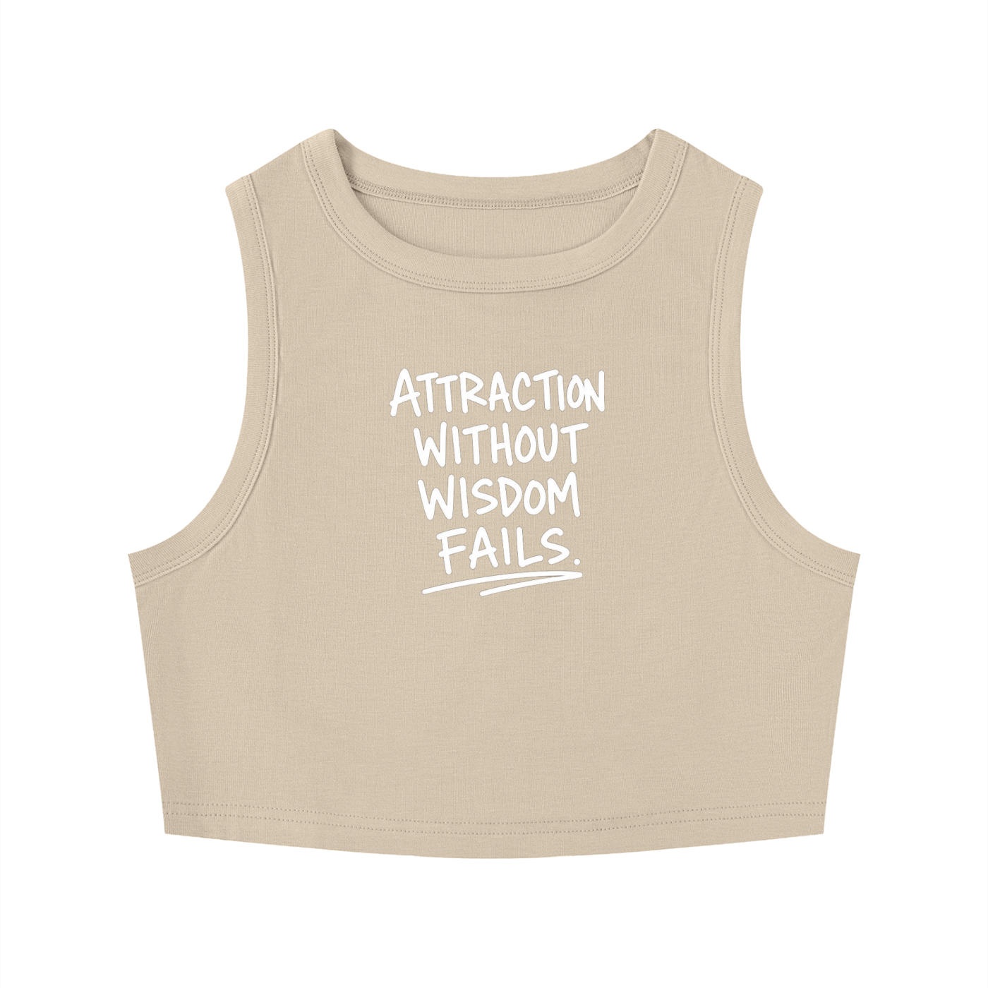 Women's Tight Crewneck Crop Tank Top