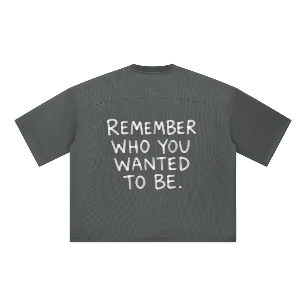 Unisex Boxy Mesh Crewneck T-Shirt