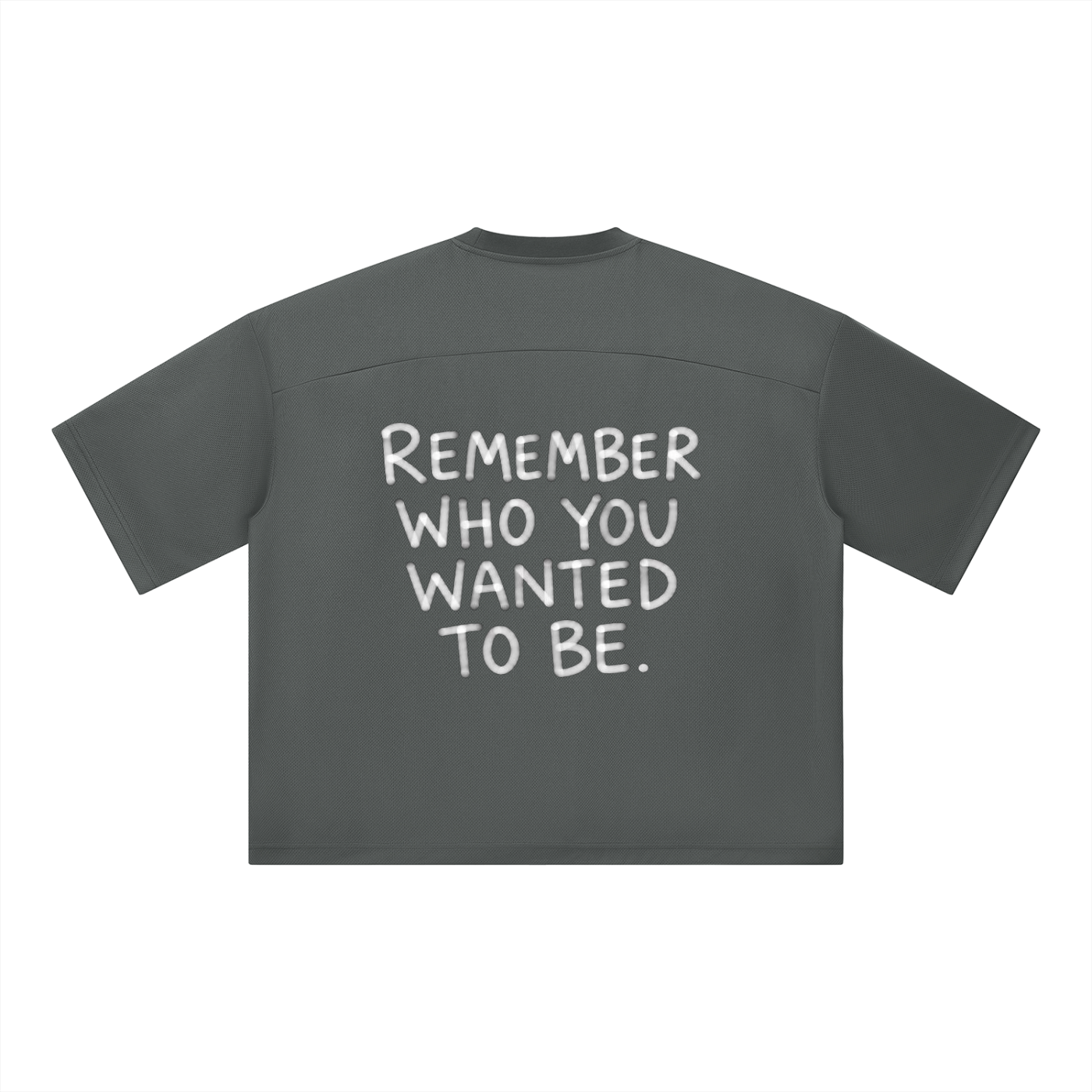 Unisex Boxy Mesh Crewneck T-Shirt