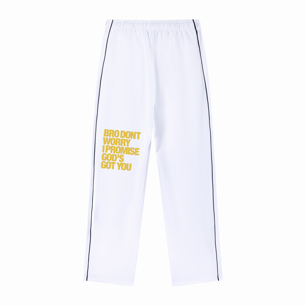 Men’s Piping Straight Leg Sweatpants