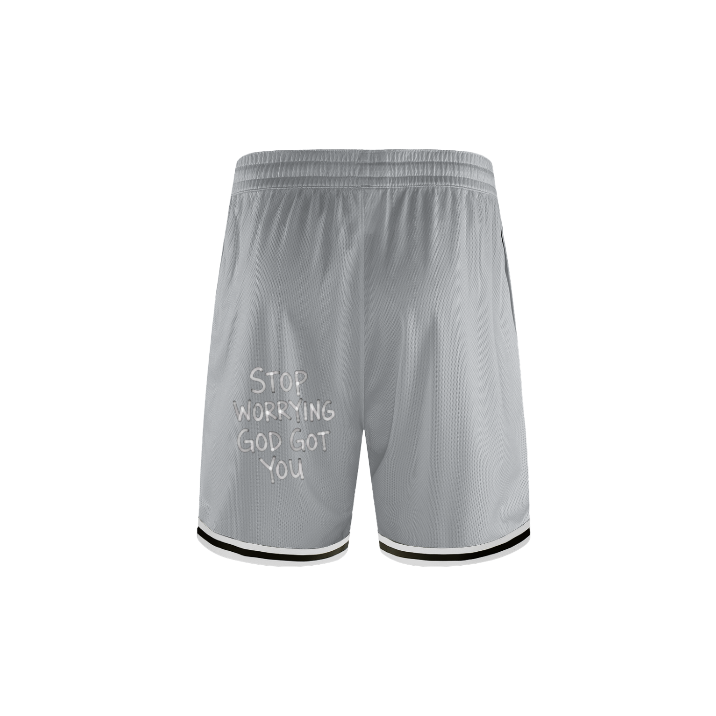 Classic Stripe Trim Basketball Shorts