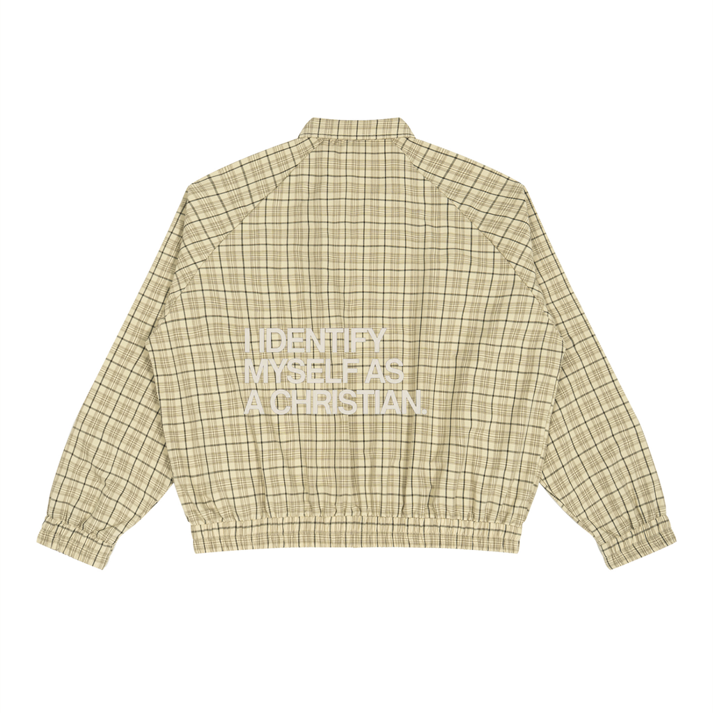 Unisex Plaid Full-Zip Track Jacket