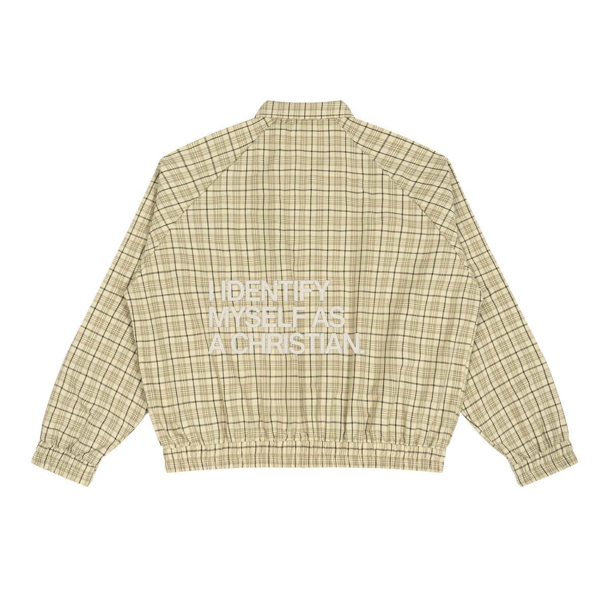 Unisex Plaid Full-Zip Track Jacket