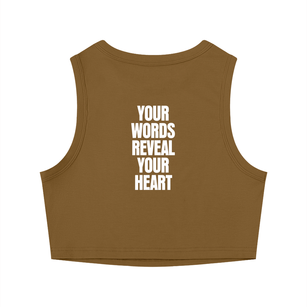 Women's Tight Crewneck Crop Tank Top