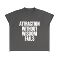 Unisex Boxy Raw Edge T-Shirt