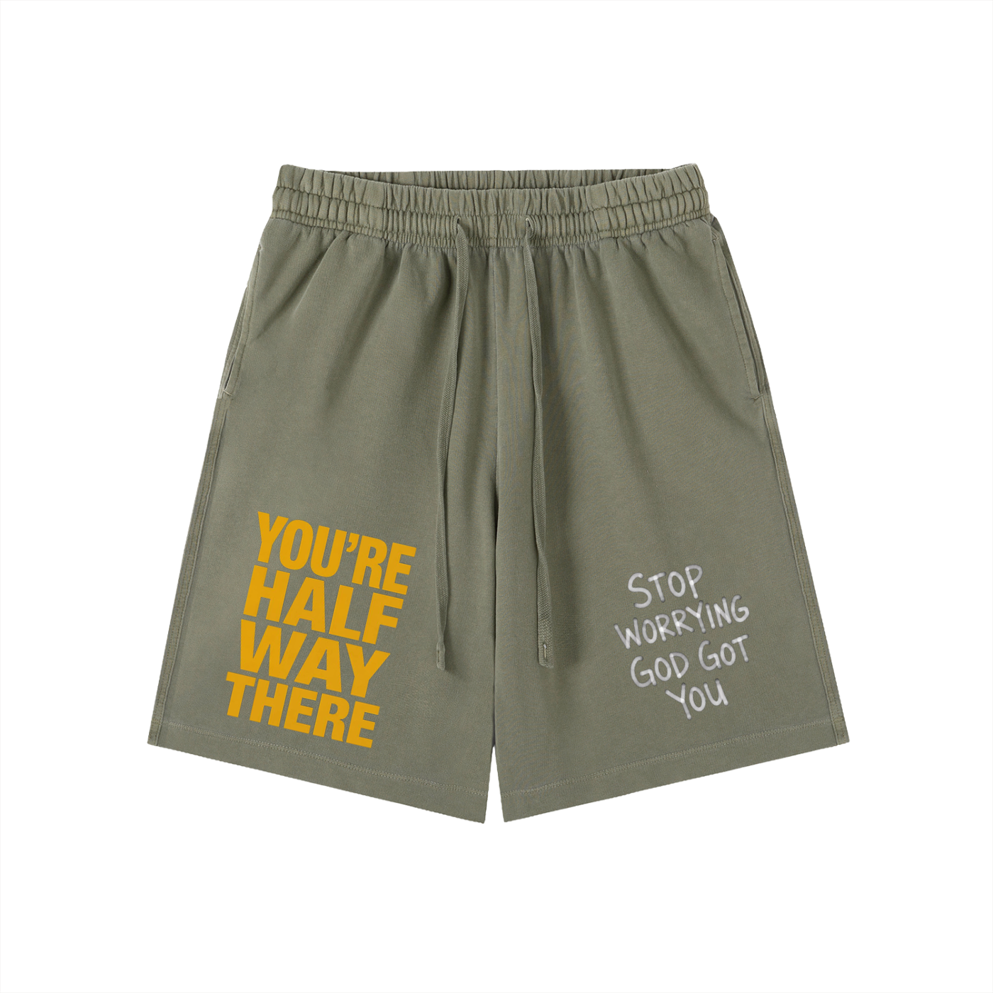 Vintage Wash Cotton Shorts