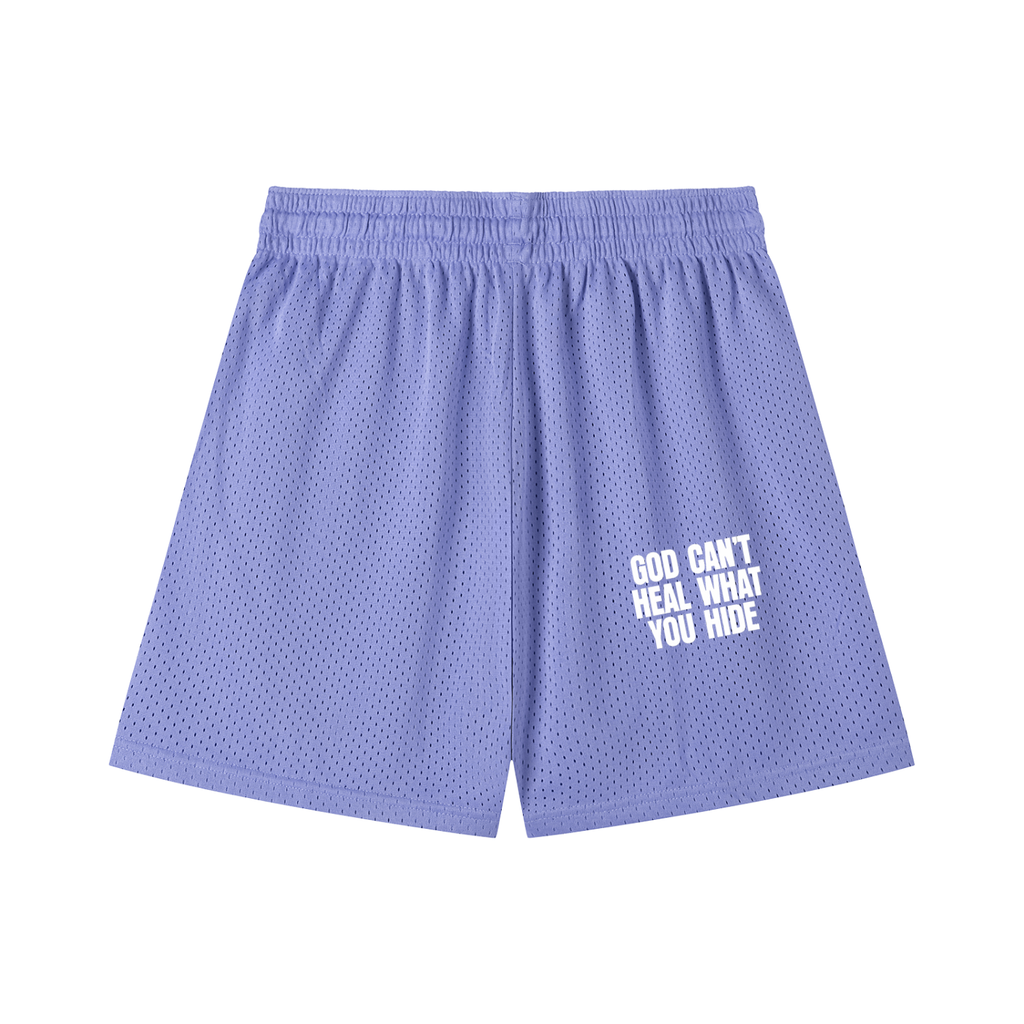 Mesh Drawstring Shorts