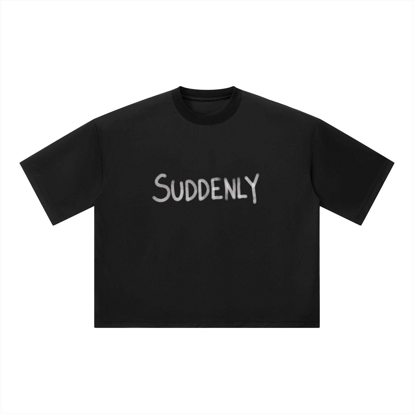 Unisex Boxy Mesh Crewneck T-Shirt