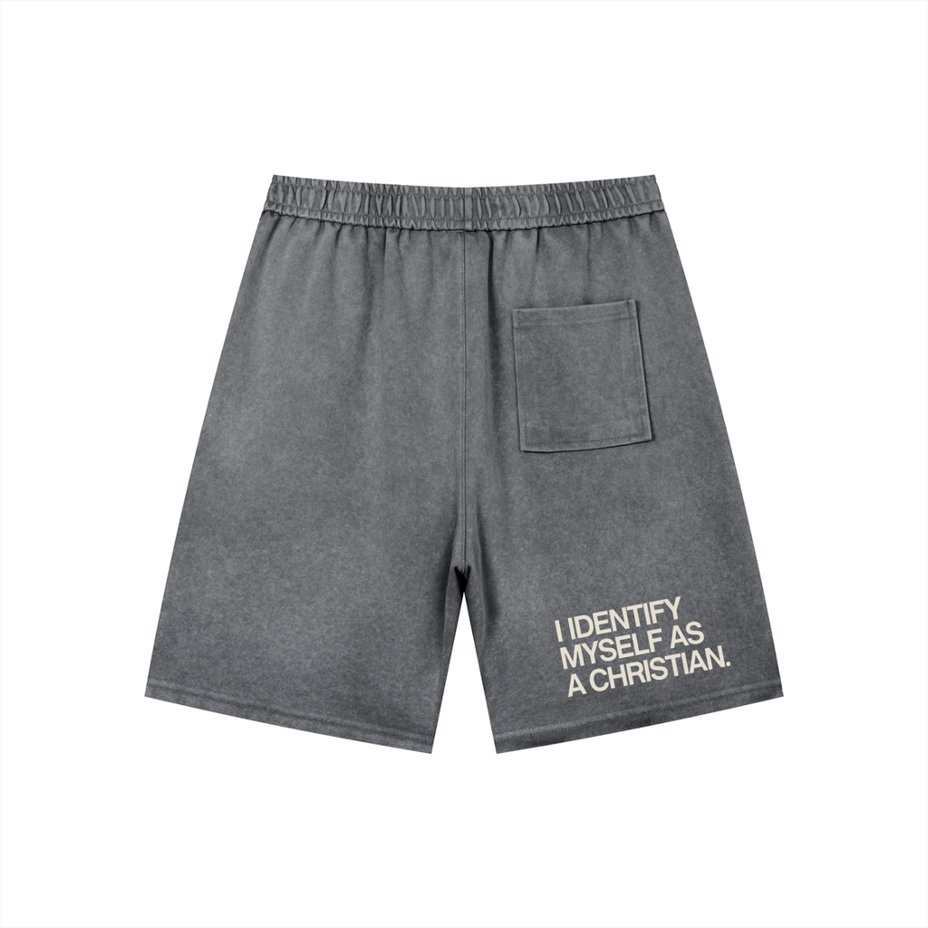 Men’s Vintage Wash Drawstring Shorts