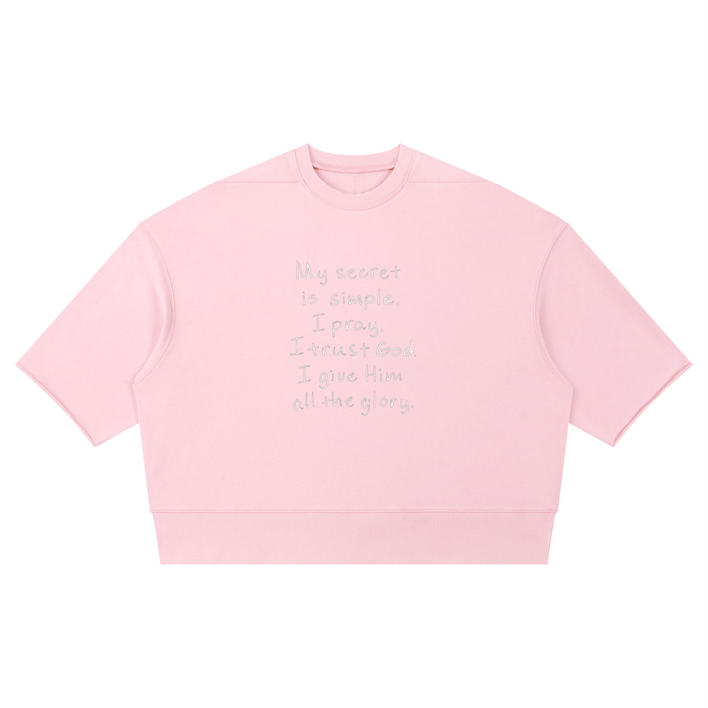 Unisex Mineral Wash Boxy Raw Edge T-Shirt