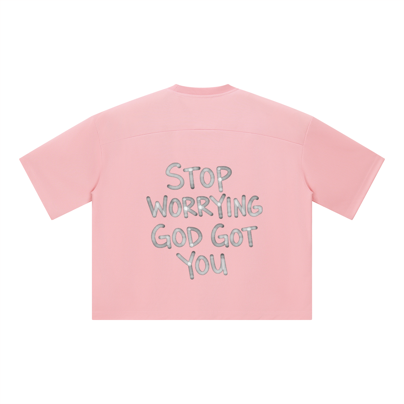 Unisex Boxy Mesh Crewneck T-Shirt