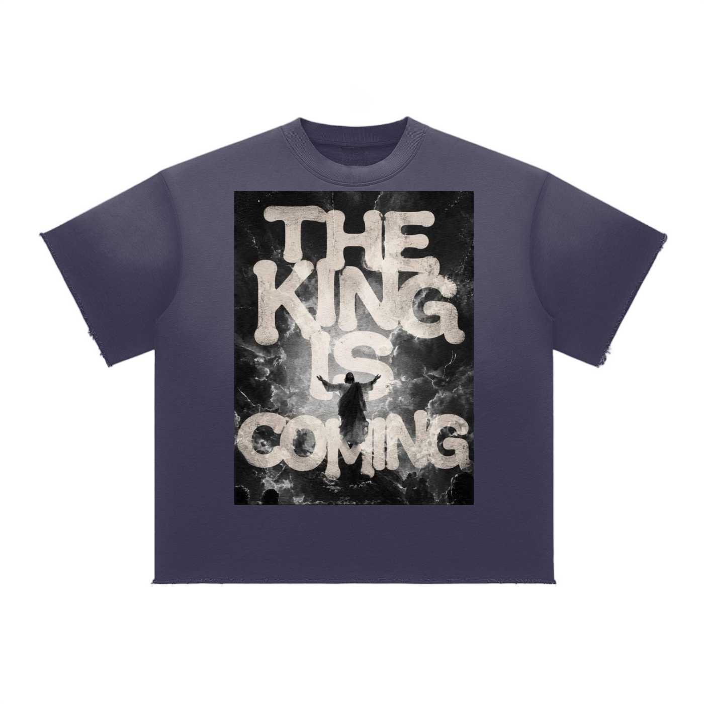 Sun Fade Raw Edge T-Shirt