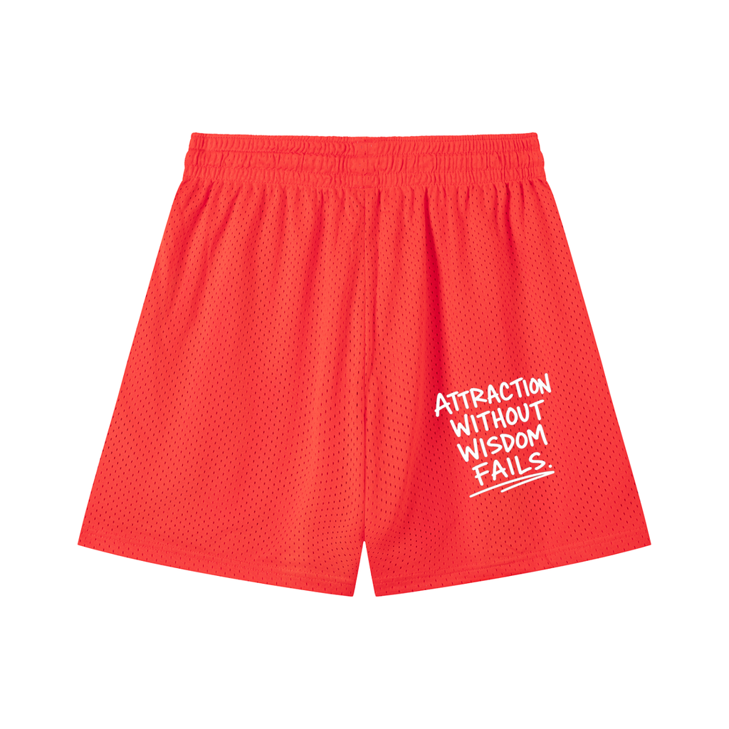 Mesh Drawstring Shorts