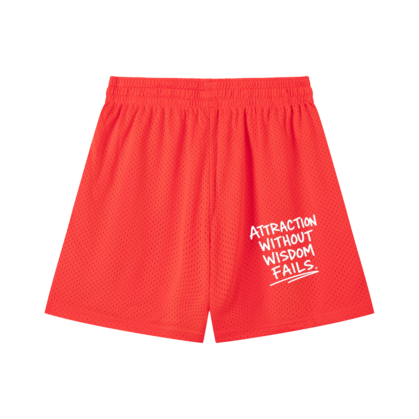 Mesh Drawstring Shorts