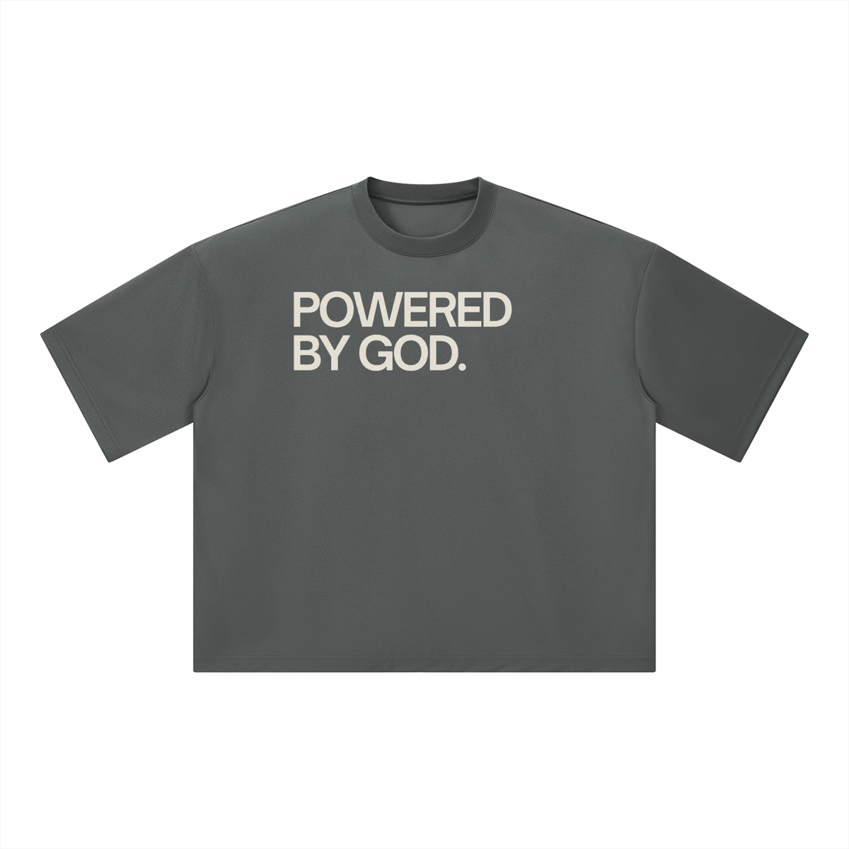 Unisex Boxy Mesh Crewneck T-Shirt