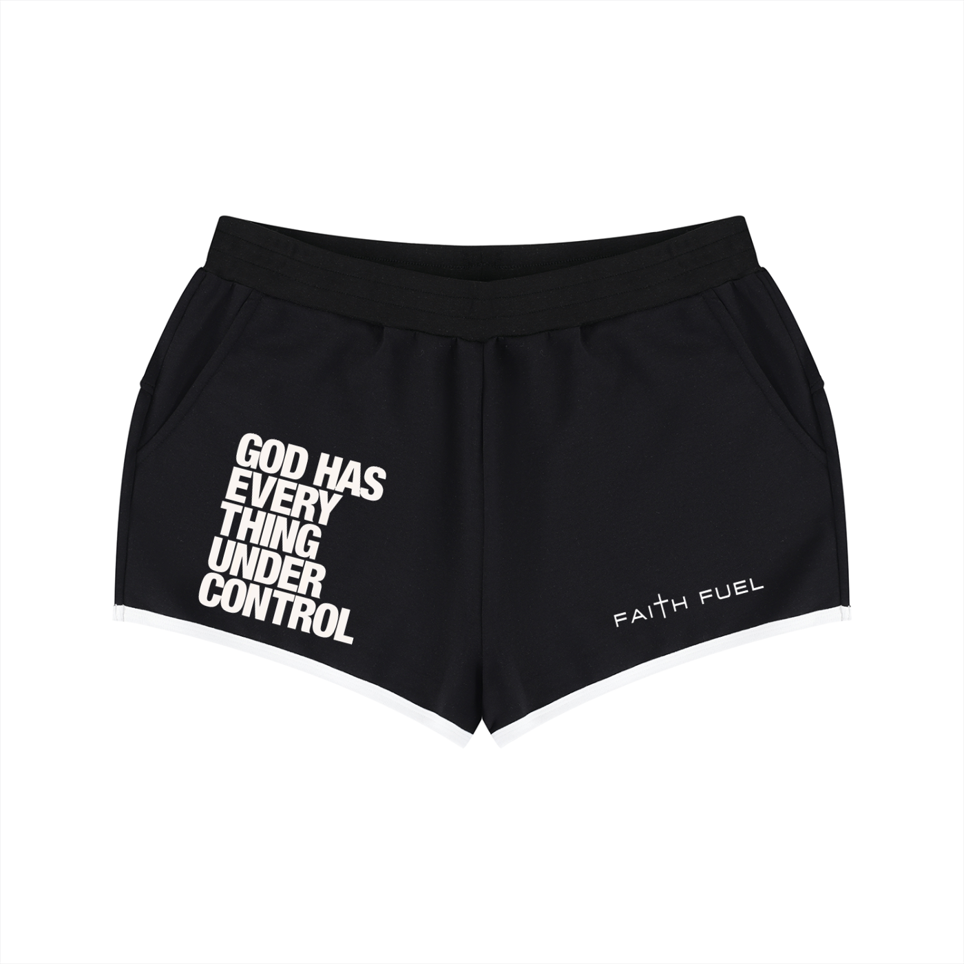 Women's Retro Contrast Binding Shorts