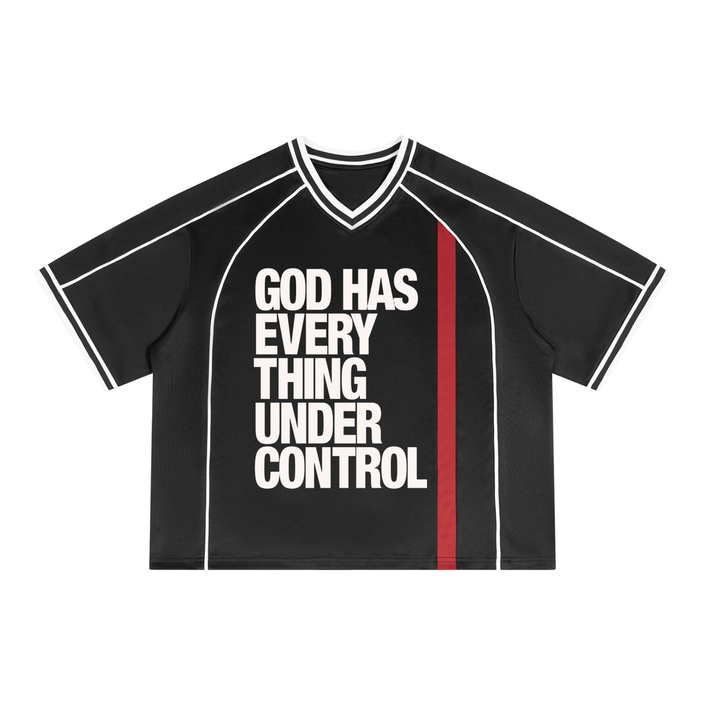 Unisex Boxy V-Neck Soccer Jersey