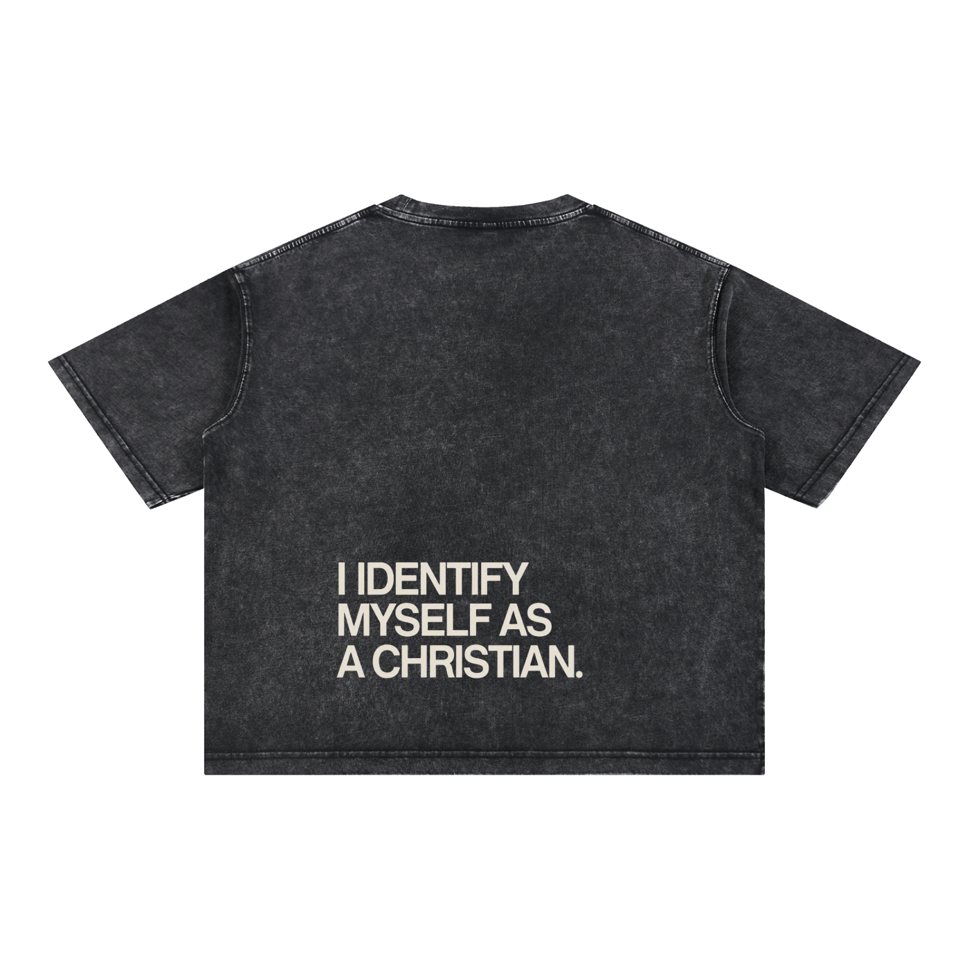 Mineral Wash Boxy Cotton T-Shirt