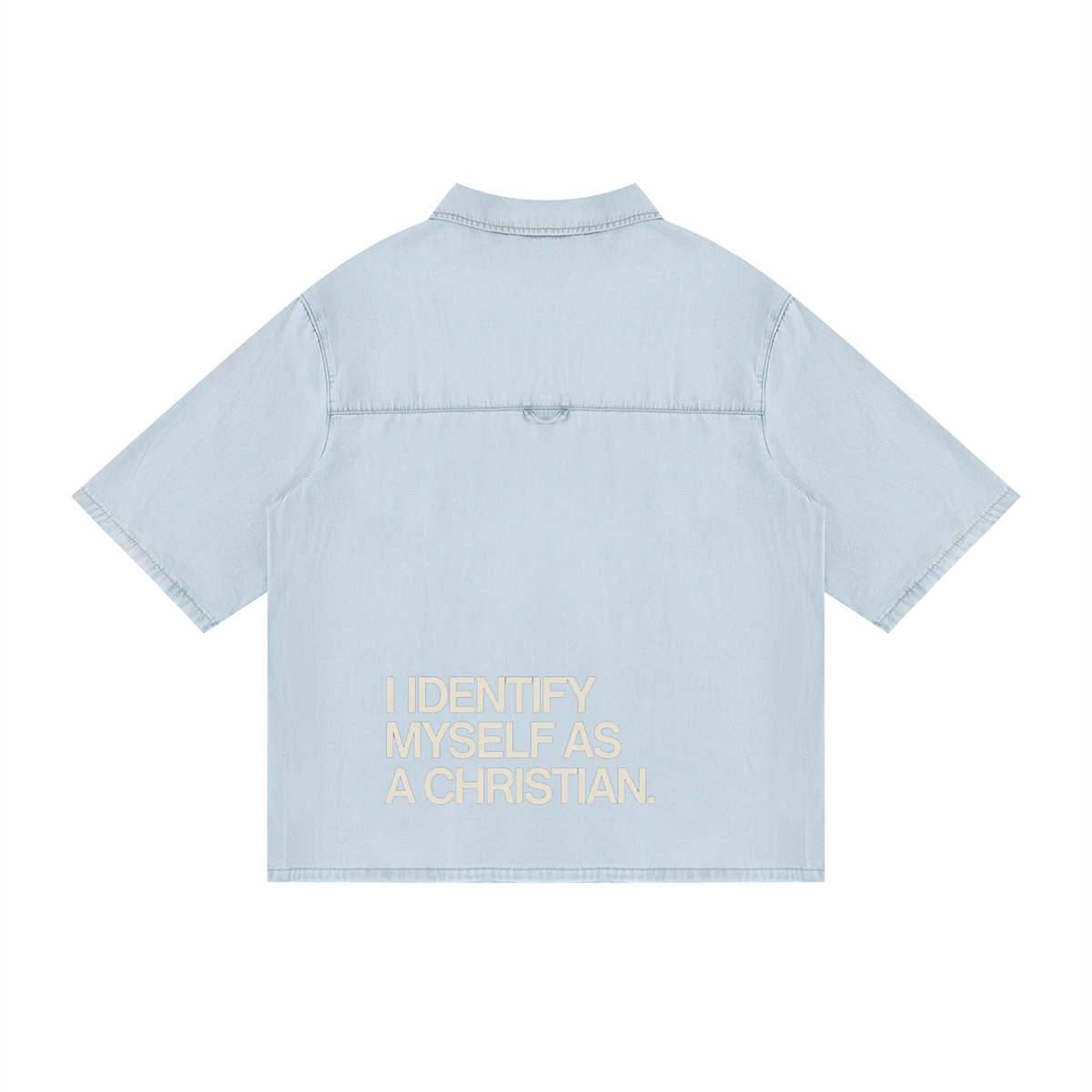 Unisex Vintage Wash Drop Shoulder Lyocell Shirt
