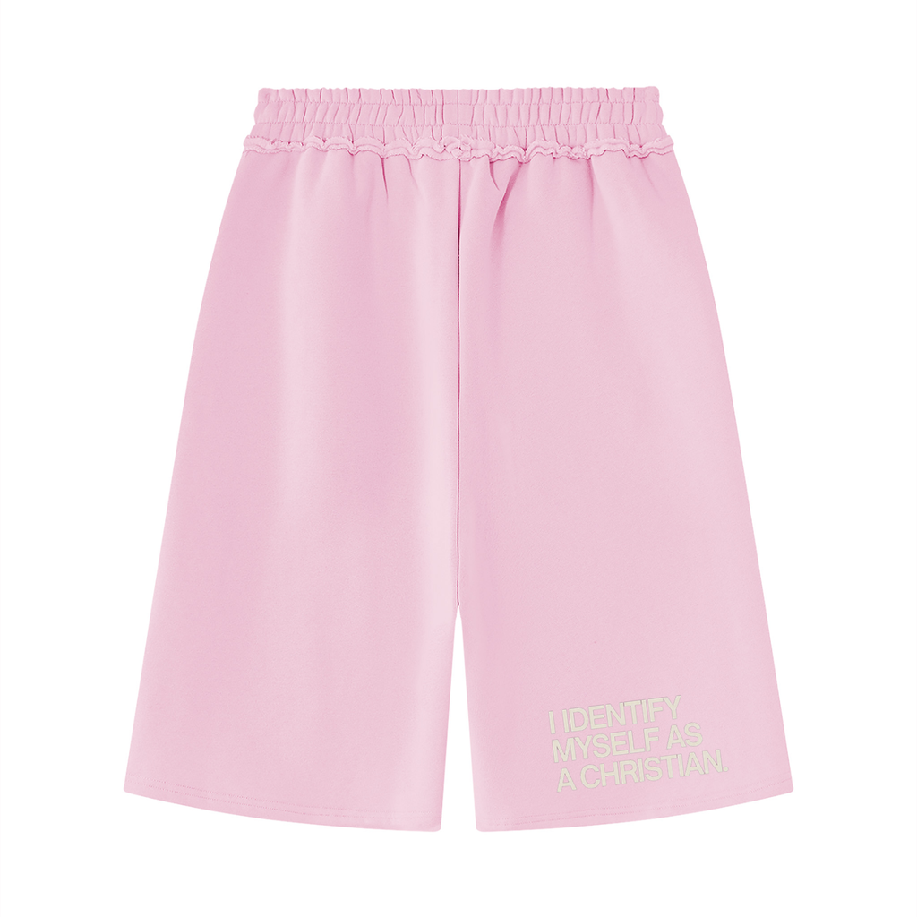 Unisex Raw Edge Fleece Shorts