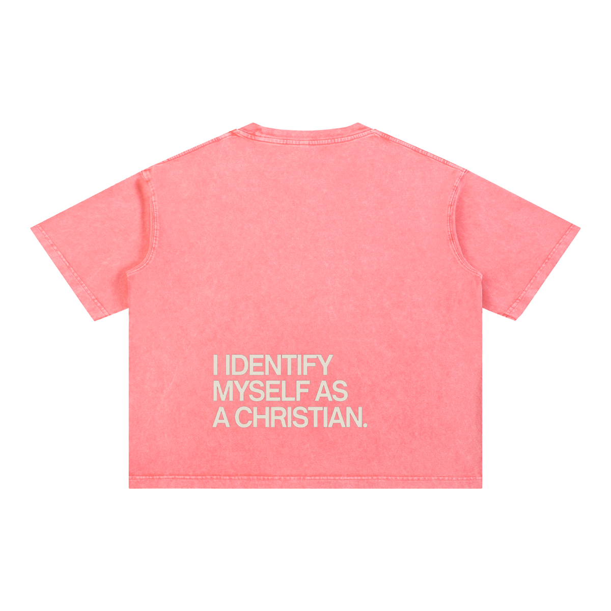 Mineral Wash Boxy Cotton T-Shirt