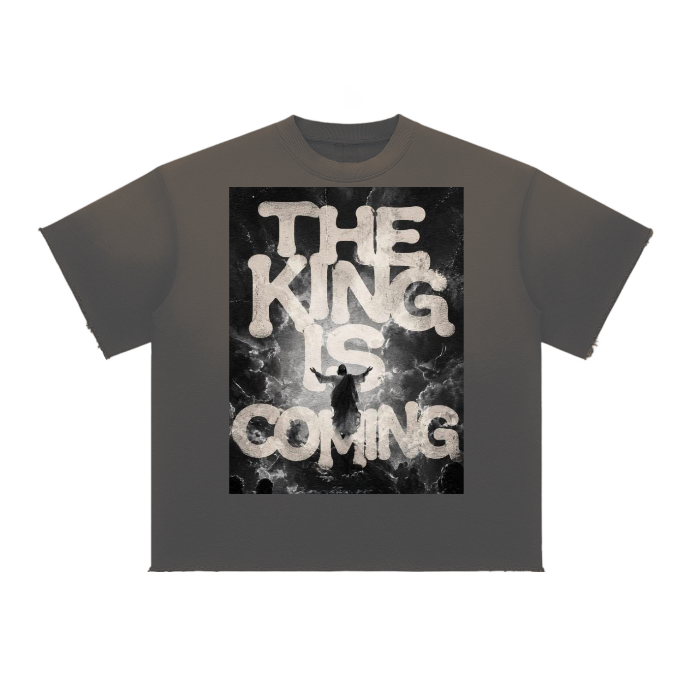 Sun Fade Raw Edge T-Shirt