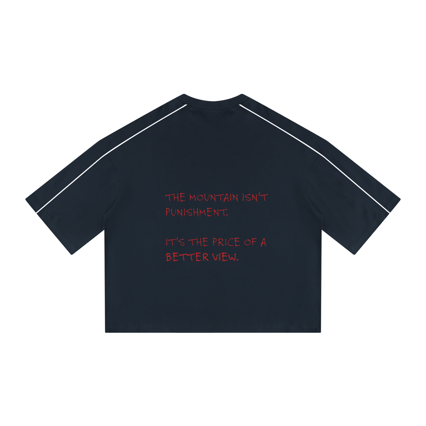 Unisex Heavyweight Boxy Piping T-Shirt