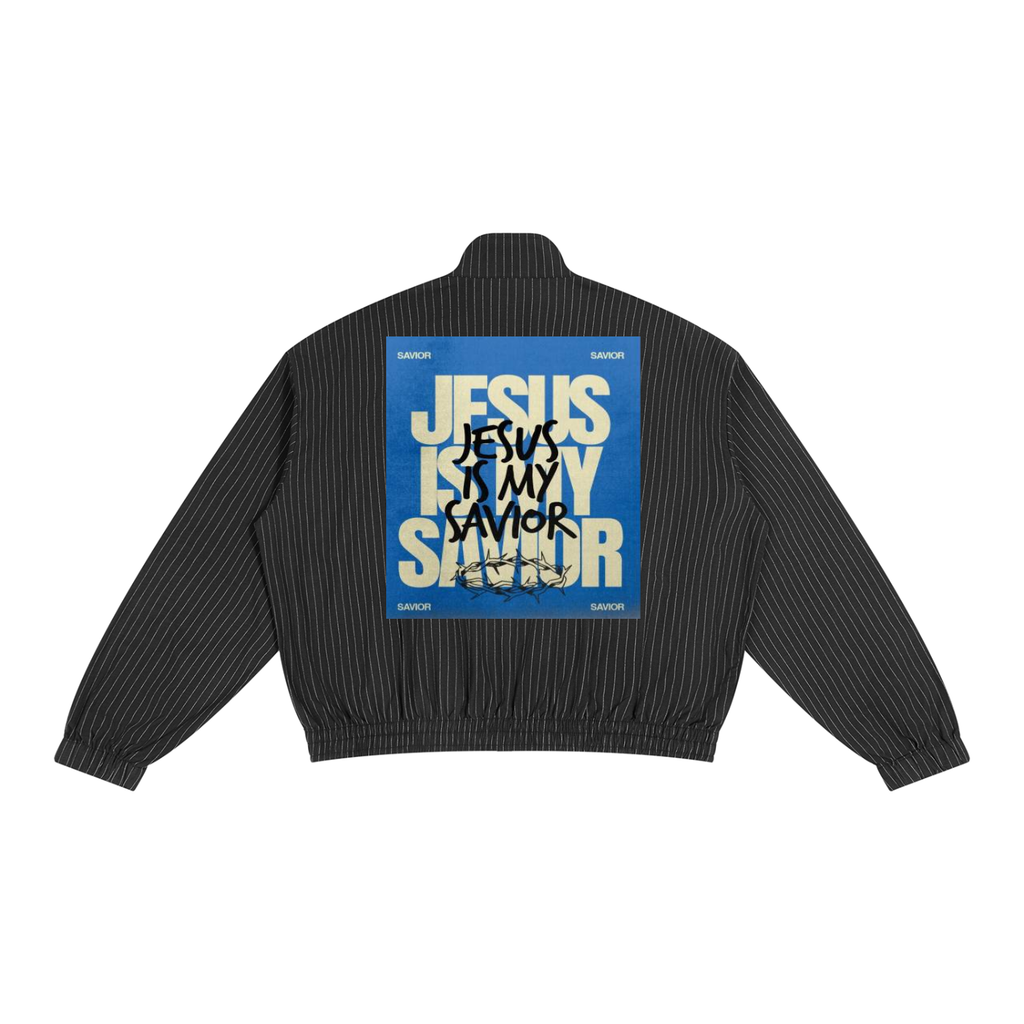 Unisex Striped Full-Zip Track Jacket