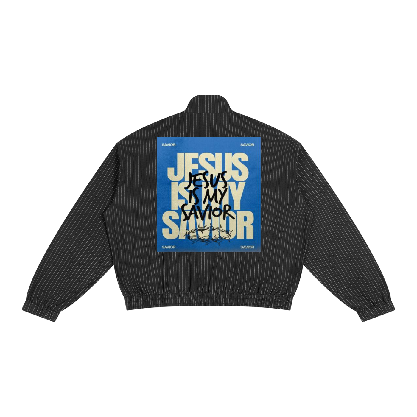 Unisex Striped Full-Zip Track Jacket