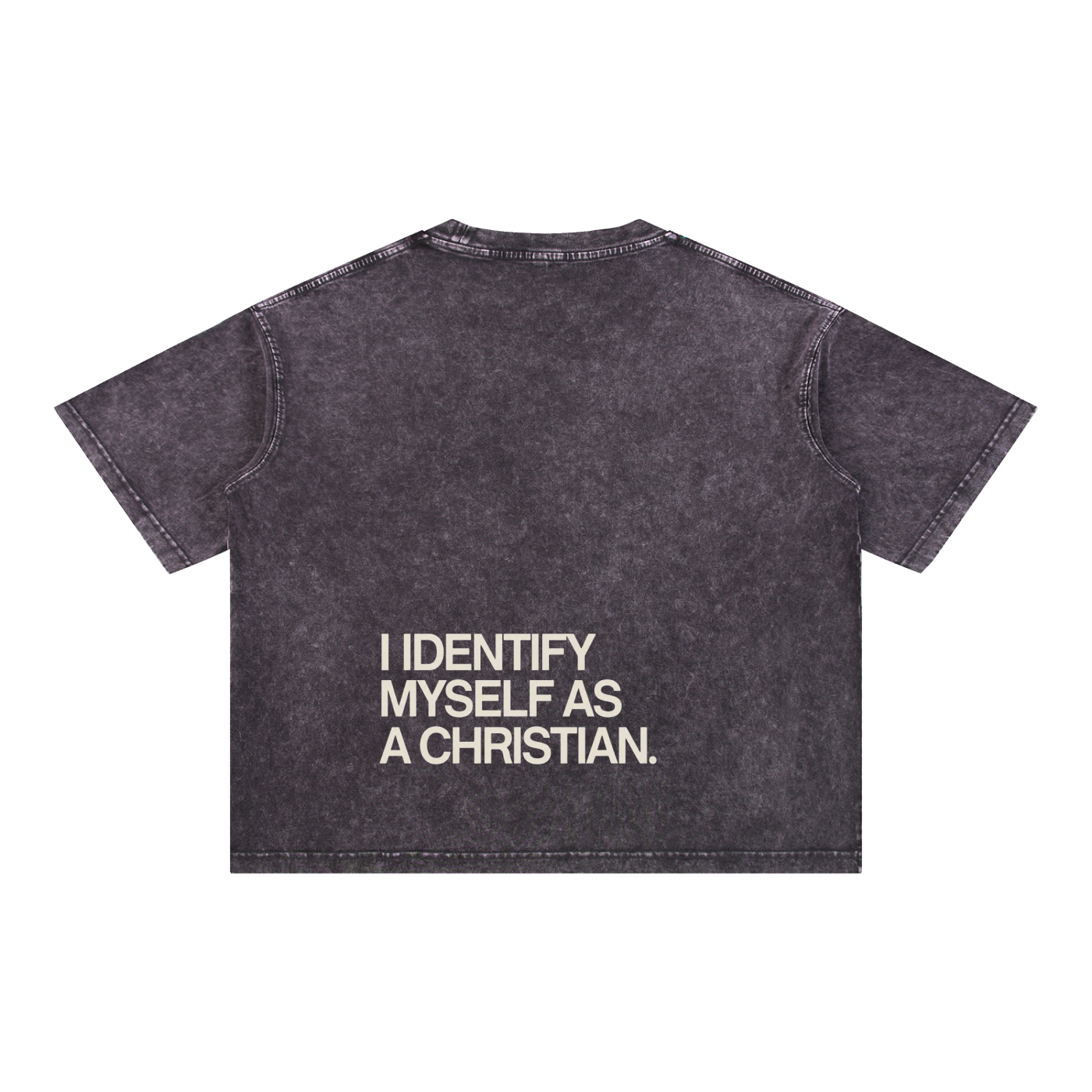 Mineral Wash Boxy Cotton T-Shirt