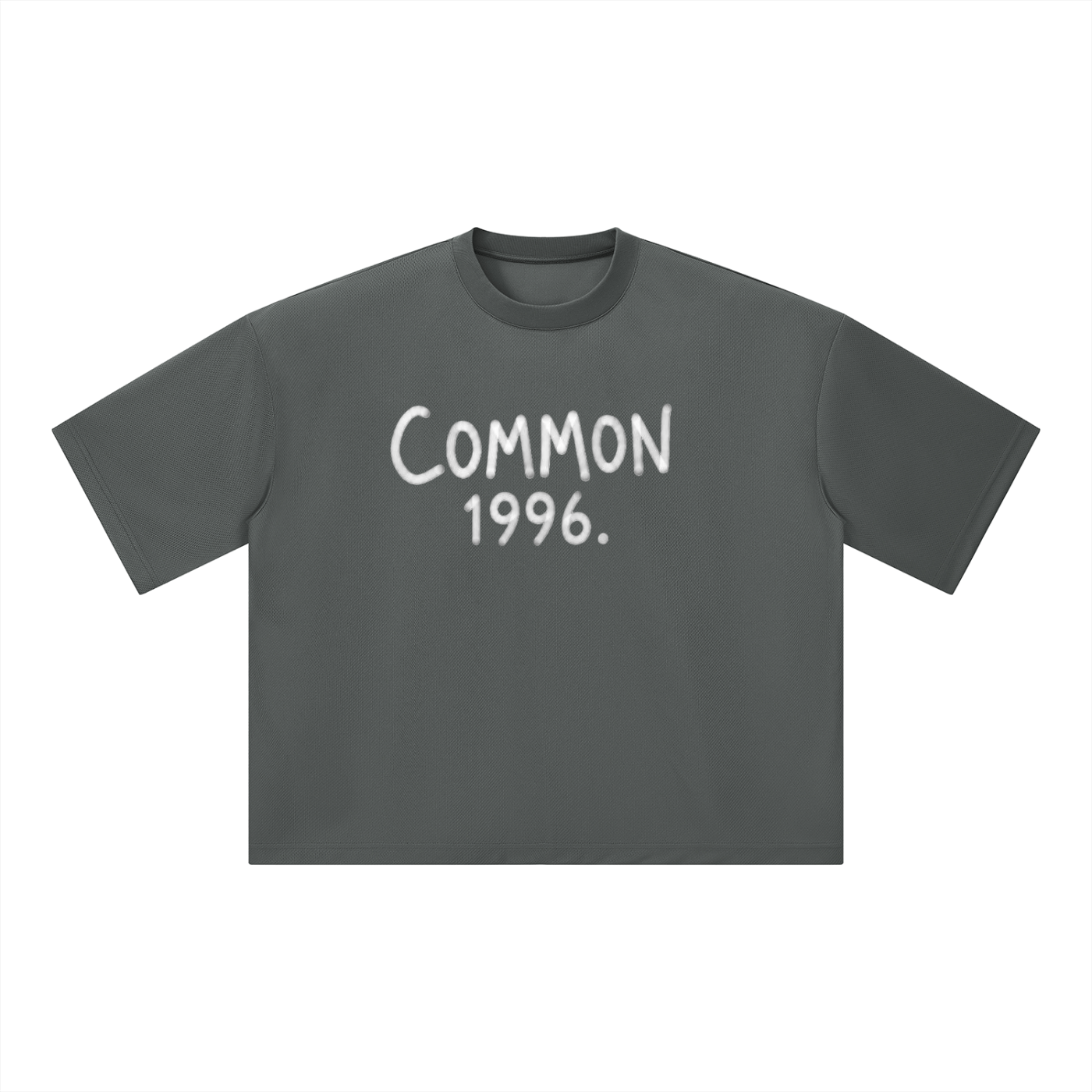 Unisex Boxy Mesh Crewneck T-Shirt