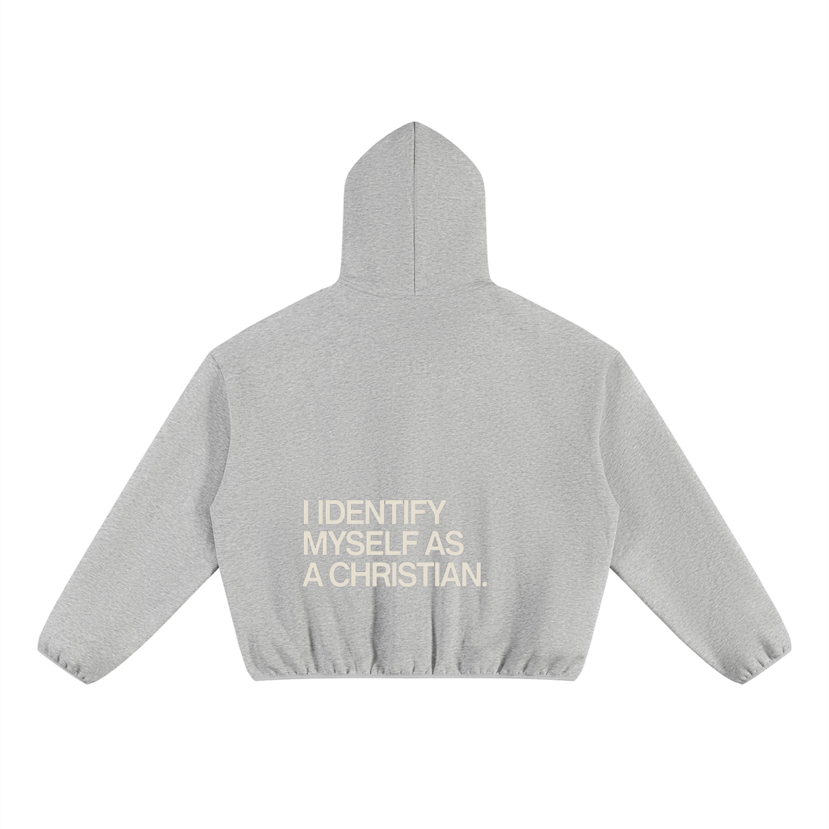 Unisex Boxy Piping Fleece Hoodie