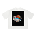 Unisex Boxy Mesh Crewneck T-Shirt