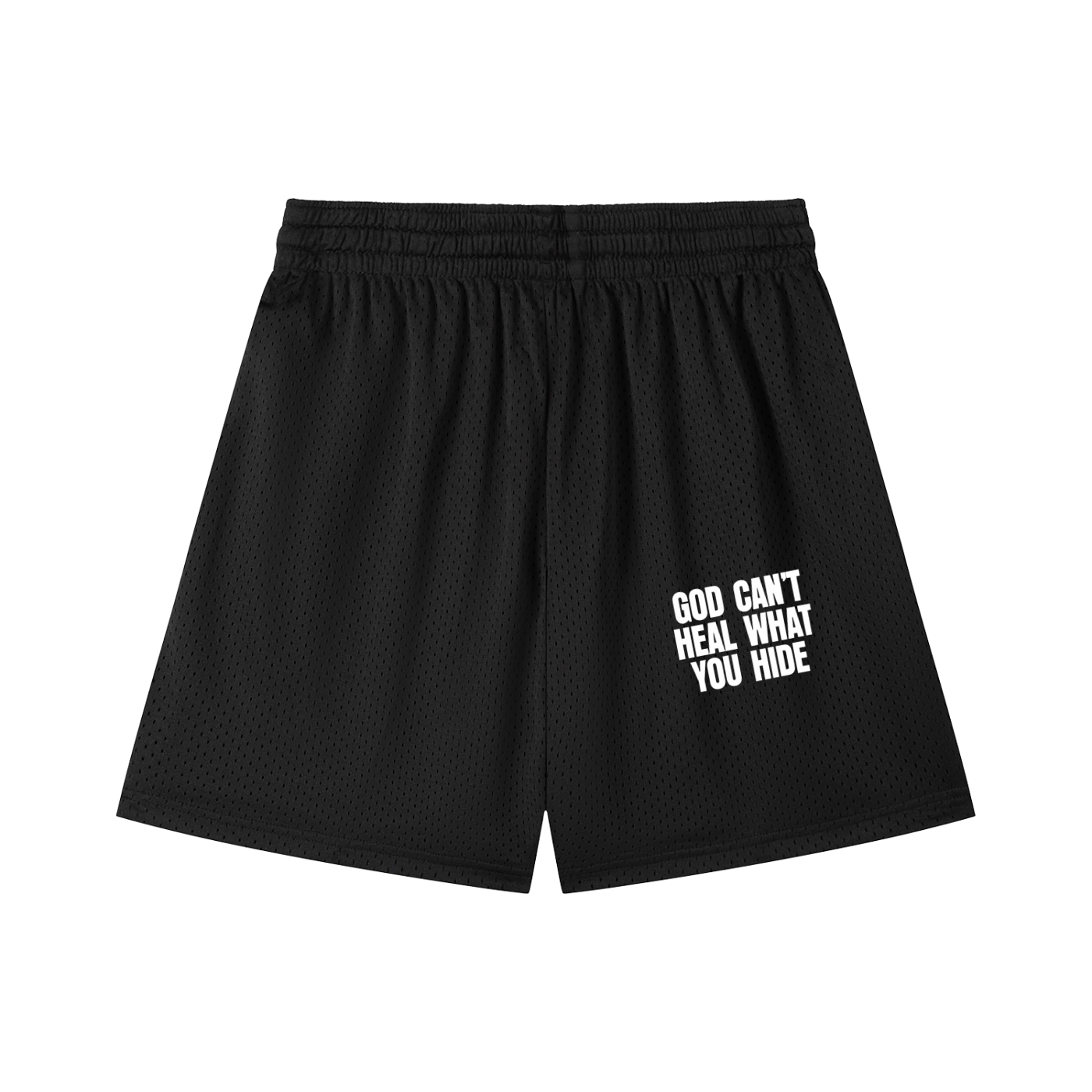 Mesh Drawstring Shorts