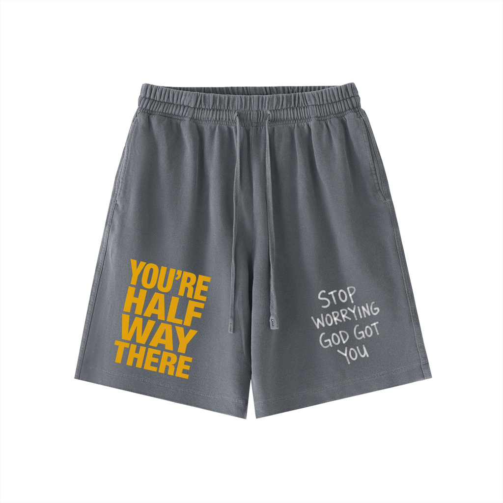Vintage Wash Cotton Shorts