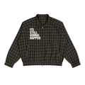 Unisex Plaid Full-Zip Track Jacket