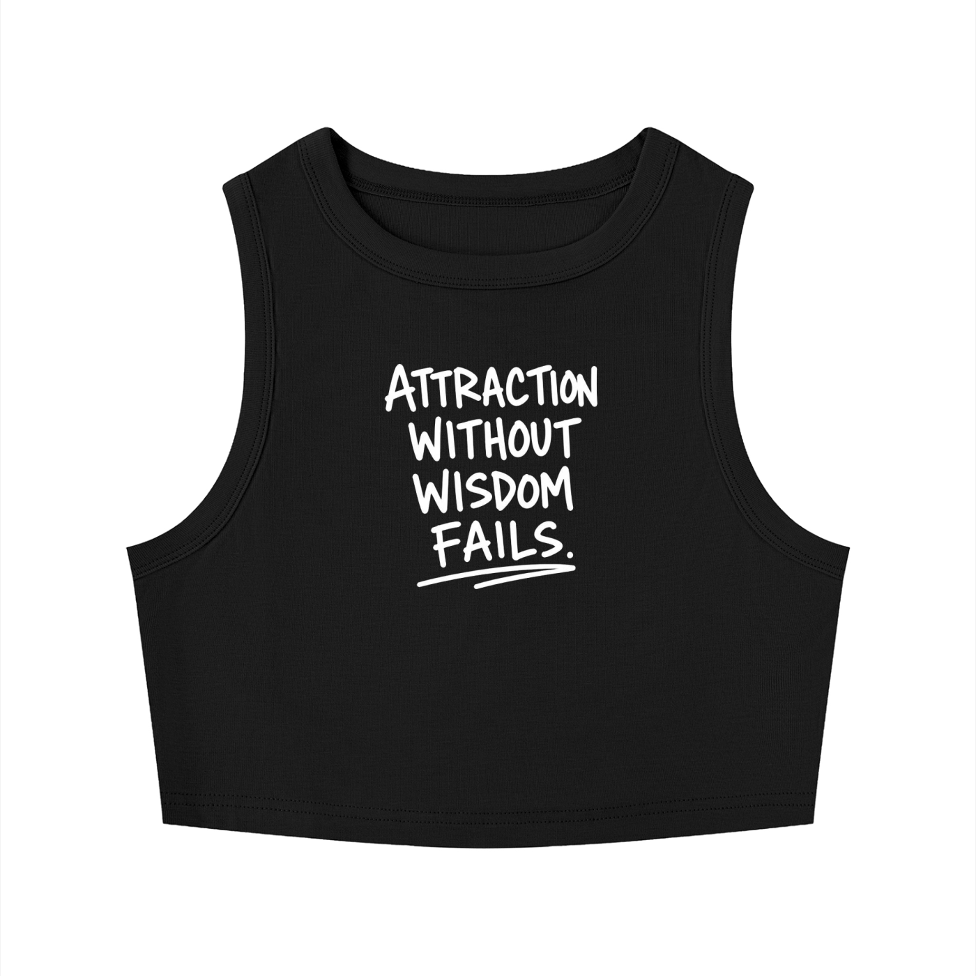 Women's Tight Crewneck Crop Tank Top