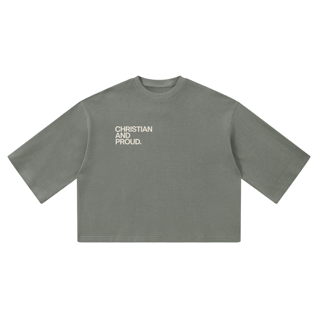 Unisex Waffle Boxy T-Shirt