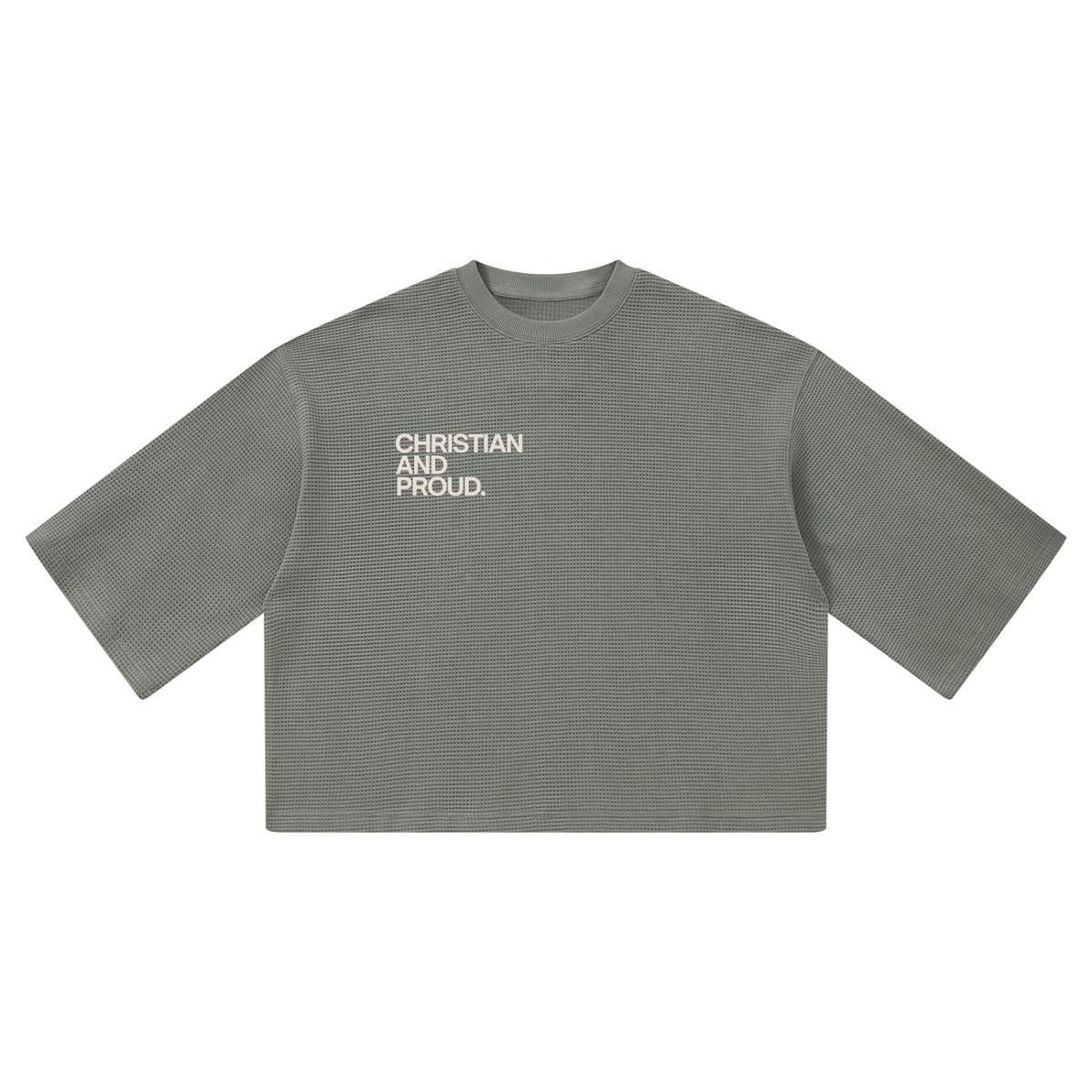 Unisex Waffle Boxy T-Shirt