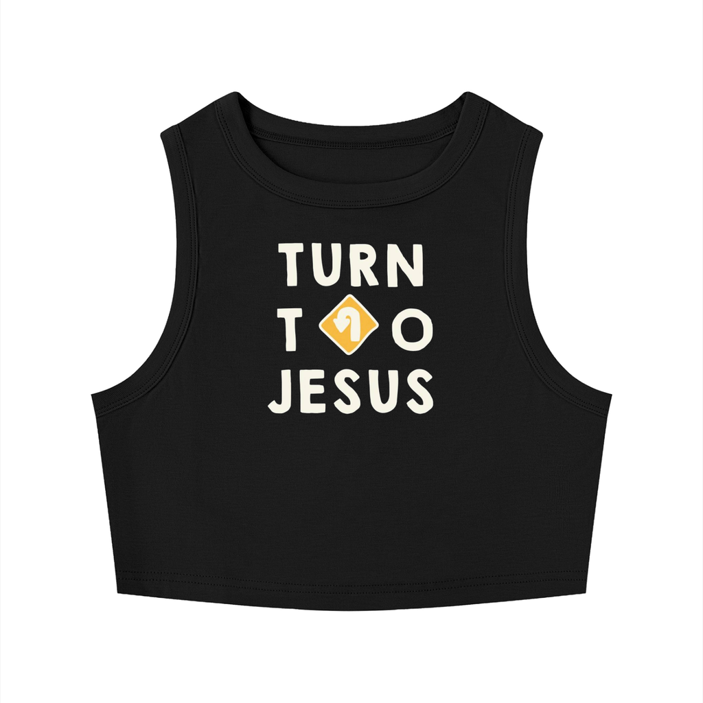 Women's Tight Crewneck Crop Tank Top
