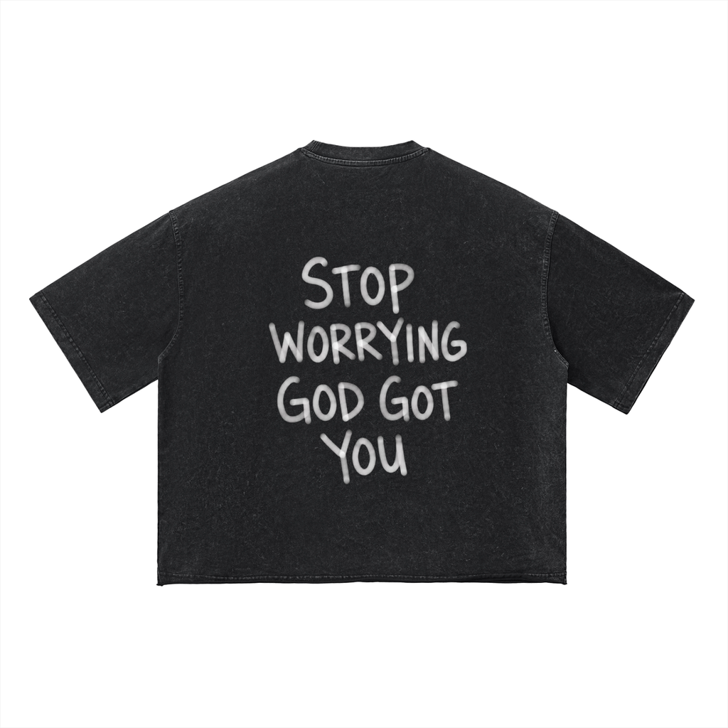 Unisex Vintage Wash Boxy T-Shirt