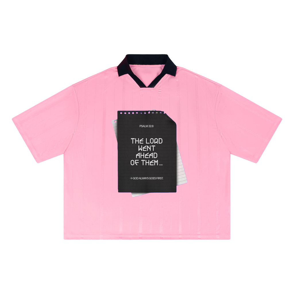 Unisex Striped Boxy Soccer Jersey