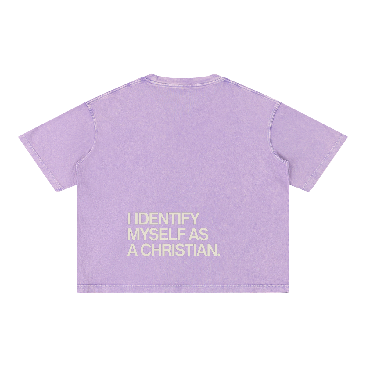Mineral Wash Boxy Cotton T-Shirt
