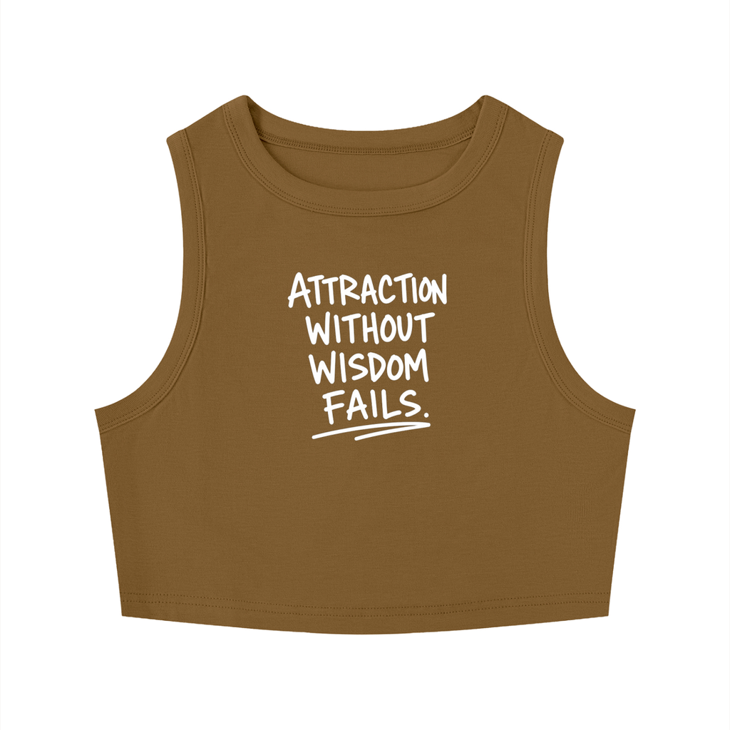 Women's Tight Crewneck Crop Tank Top