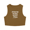 Women's Tight Crewneck Crop Tank Top